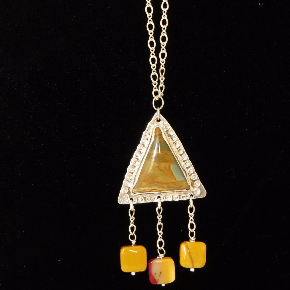 Jasper and Sterling Silver